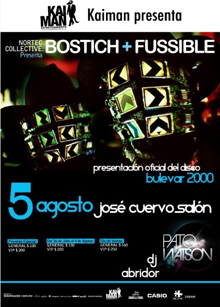 NORTEC COLLECTIVE: BOSTICH +  FUSSIBLEPresentación Disco Bulevar 2000, 